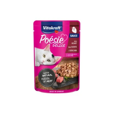 Vitakraft Poésie Délice linnulihaga märgtoit kassile 85g