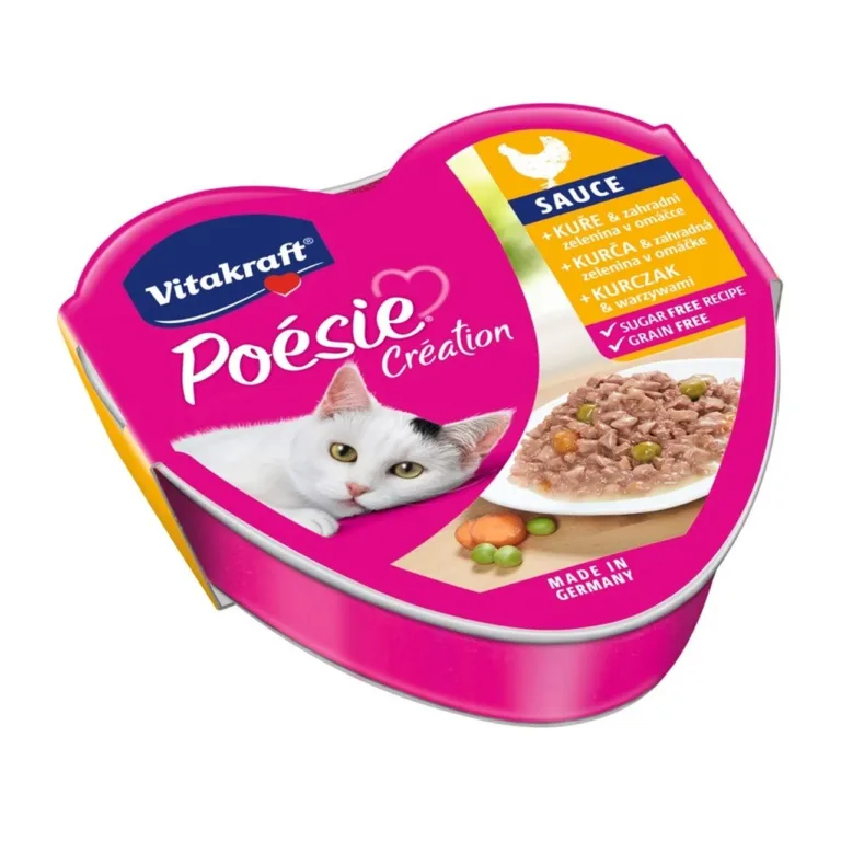 Vitakraft kana ja köögiviljadega märg kassitoit 85 g