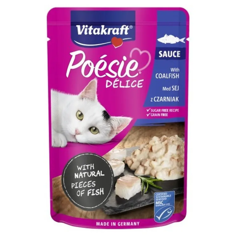 poésie delice kalaga kassitoit, süsivesikuvaba kalatükid pouchis