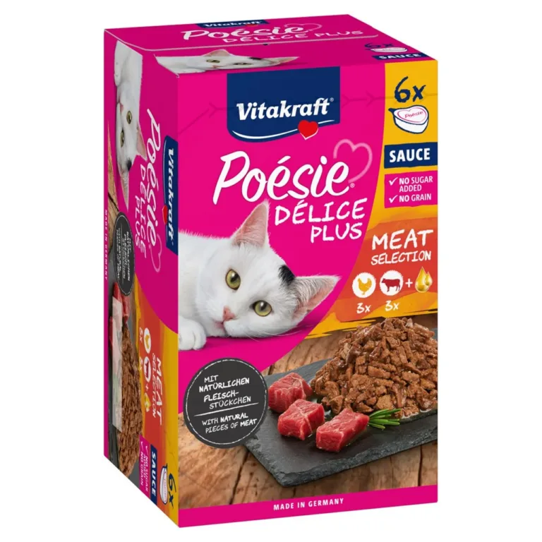 kana ja veiselihaga kassitoit Vitakraft märgtoit 6x85g