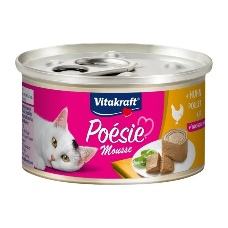 Vitakraft Poésie Mousse kanamaitseline kasside märgtoit 85 g
