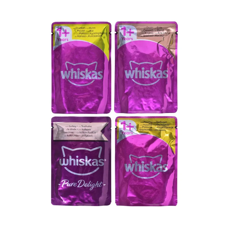 Whiskas 40 x 85 g linnulihaga želees märgtoit täiskasvanud kassidele – 3