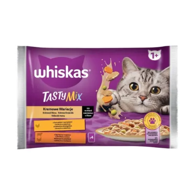 whiskas niiske kassitoit 4x85g kana kalkun köögiviljad