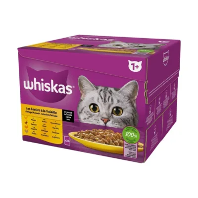 whiskas linnulihaga kassitoit karp 24x85g täiskasvanud kassile