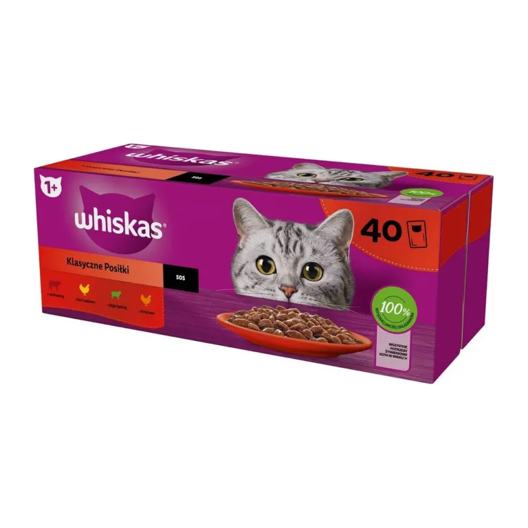 whiskas märgtoit kassile Classic Meals Mix 40x85g pakend