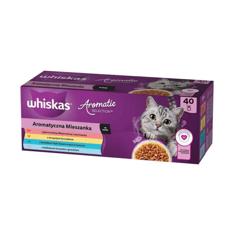 whiskas märg kassitoit 40x85g karp Aromatic Selection Mix