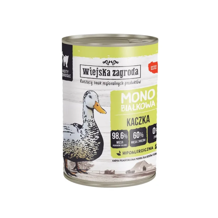 pardilihaga monoproteiin märgtoit kassile Wiejska Zagroda 400g