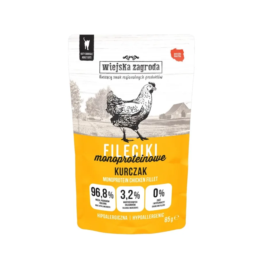 Wiejska Zagroda kana monoproteiin märgtoidu kotike 85g
