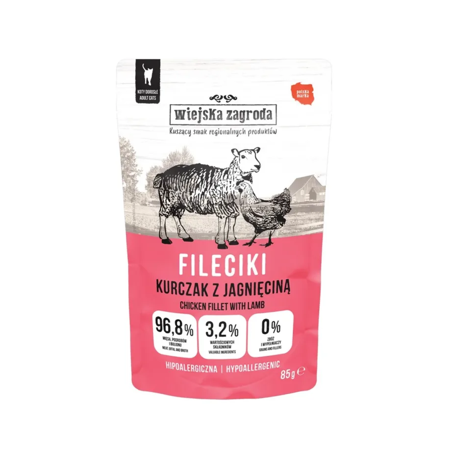 Wiejska Zagroda kana-lambalihaga kassitoit 85g pakk