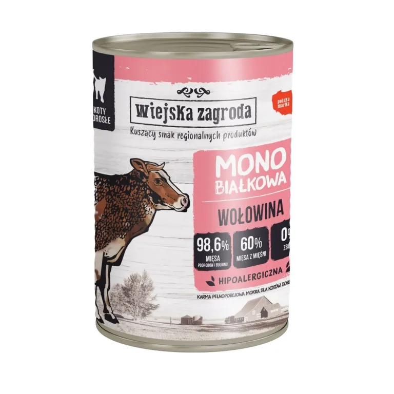 veiseliha märgtoit kassile Wiejska Zagroda konserv 400g
