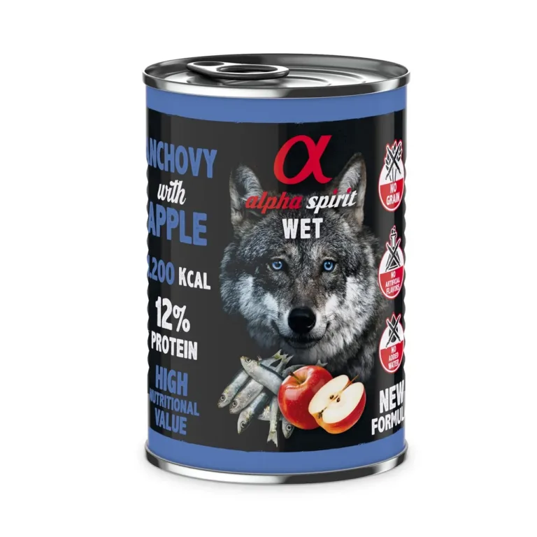 Alpha Spirit Anchovy with Apple 400 g koerakonserv