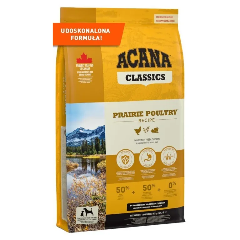 kanaga kuivtoit täiskasvanud koertele ACANA Prairie Poultry