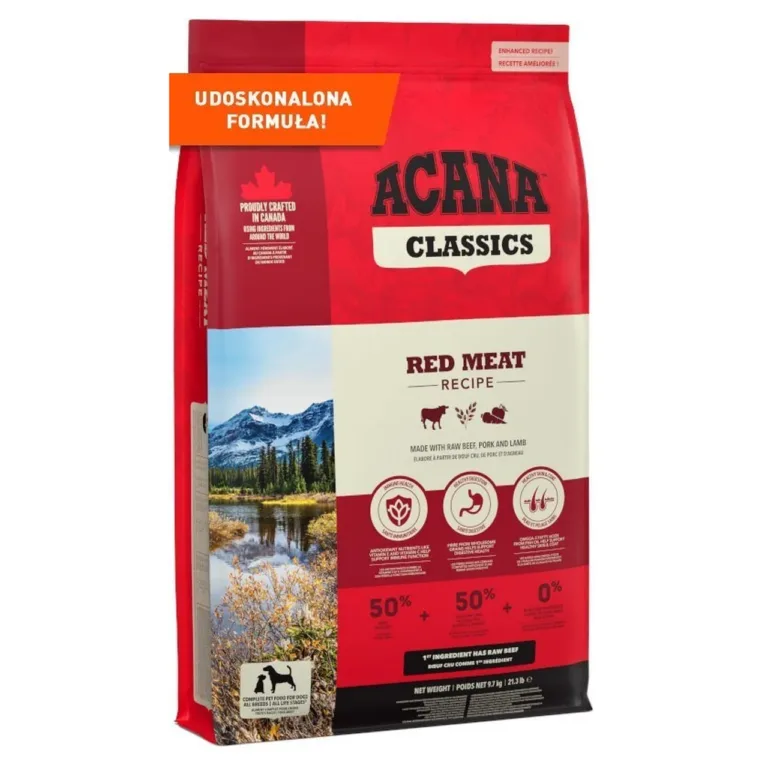 veise ja lambaga kuivtoit koertele ACANA Classics 9,7 kg kott