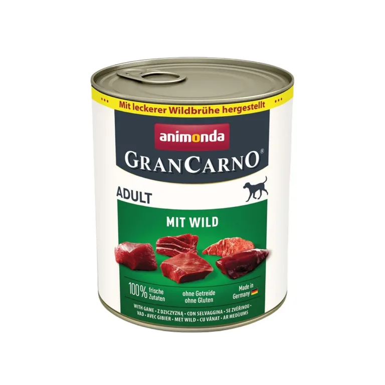 Animonda GranCarno ulukilihaga koeratoit 800g konserv