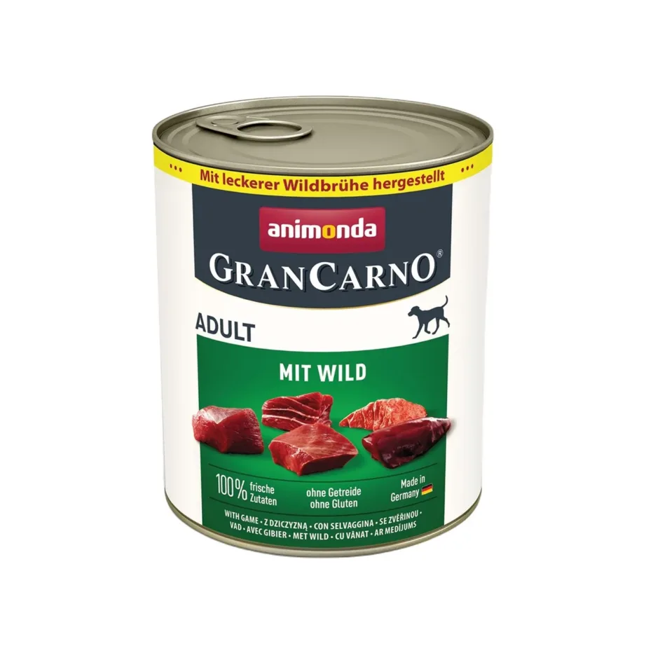 Animonda GranCarno ulukilihaga koeratoit 800g konserv
