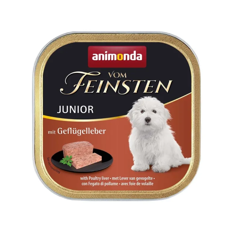 kutsikate linnumaksaga märgtoit Animonda Vom Feinsten 150g