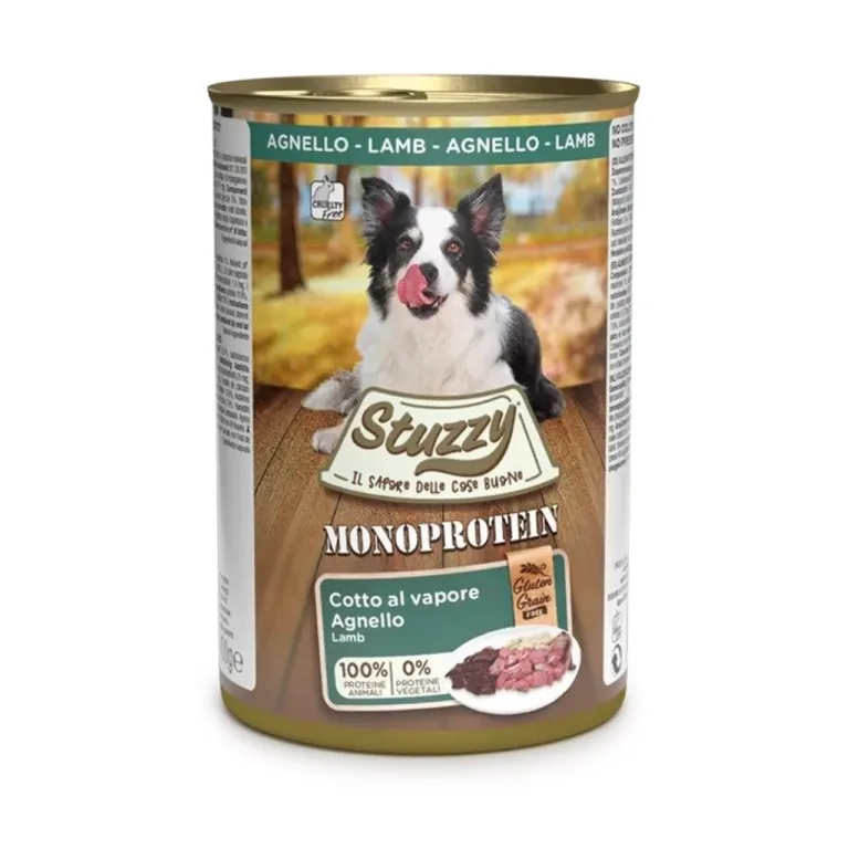 lambaliha märgtoit koertele Stuzzy konserv 400g