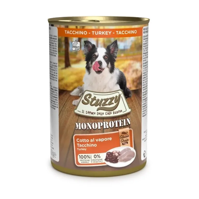 Stuzzy kalkunilihaga märg koeratoit 400g purk