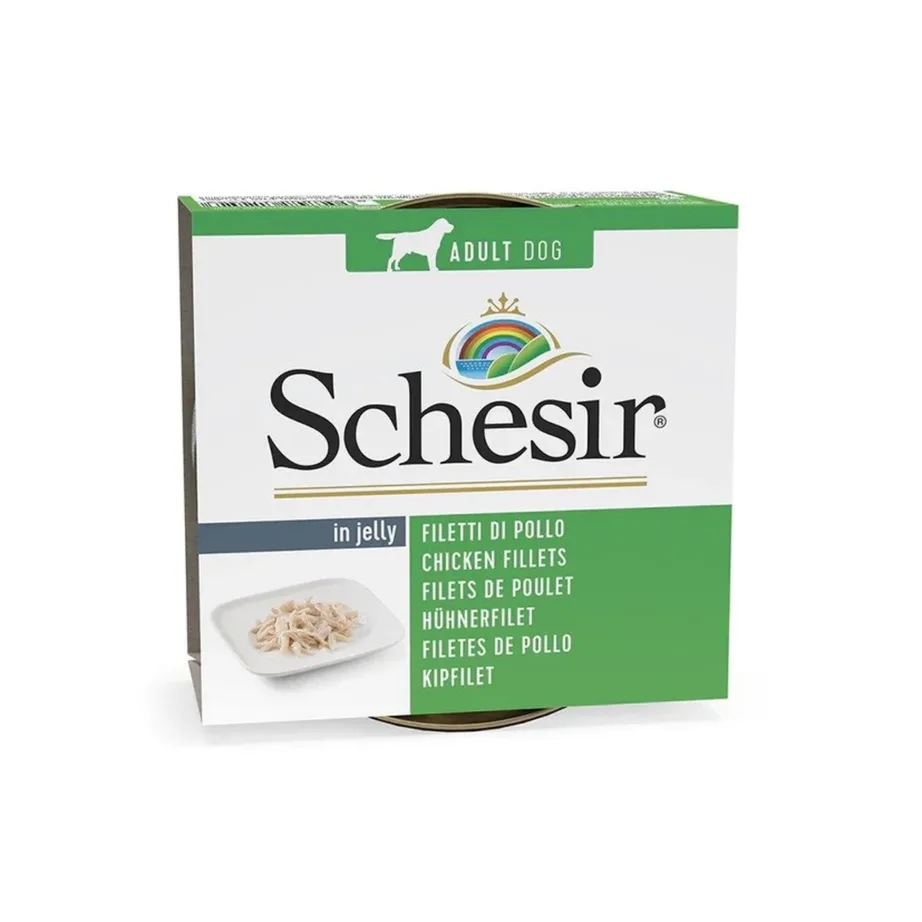 Schesir in Jelly Chicken kanaliha märgtoit koertele purgis