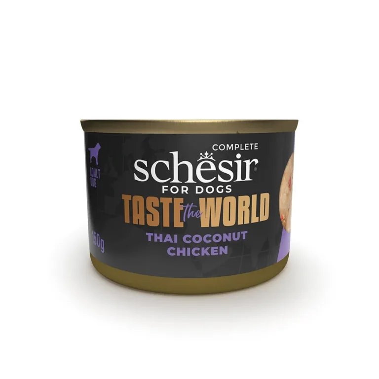 Schesir Taste the World kana märgtoit koertele purgis