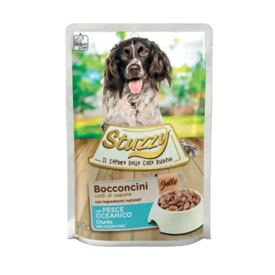 Stuzzy märg koeratoit kalaga 100g pakendis