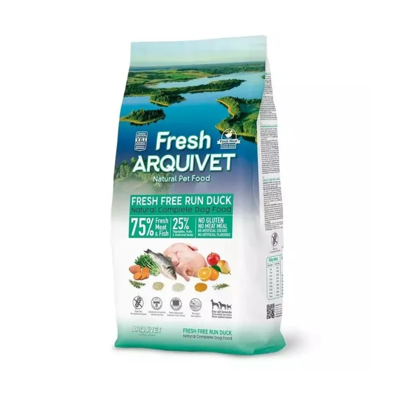 ARQUIVET Fresh Duck 10kg poolniiske pardilihaga koeratoit kott