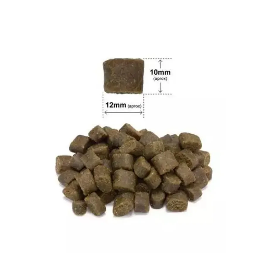 poolniiske pardilihaga koeratoit krõbinad suuruses 10x12mm