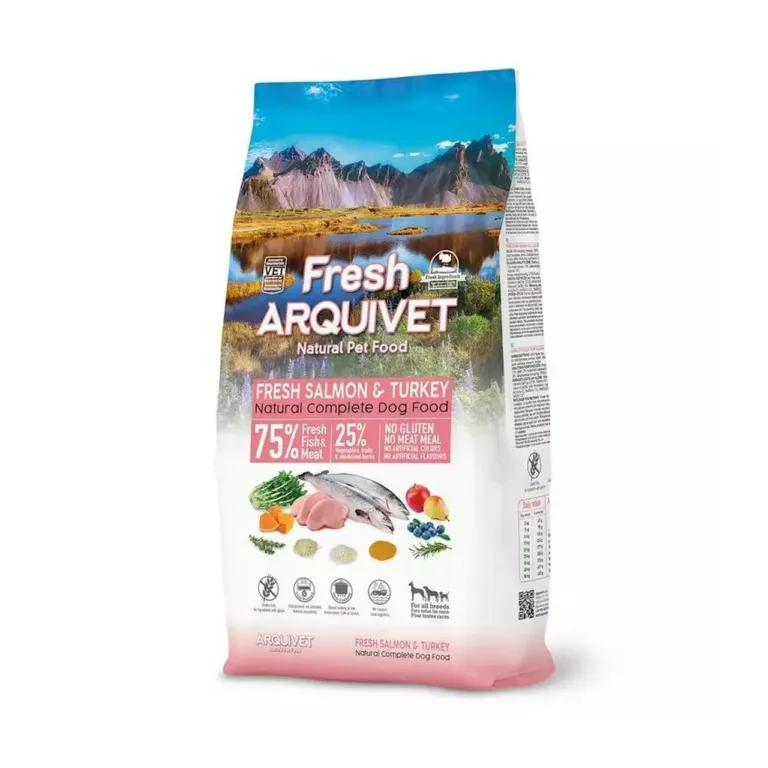 ARQUIVET poolniiske lõhega koeratoit 2,5kg pakend