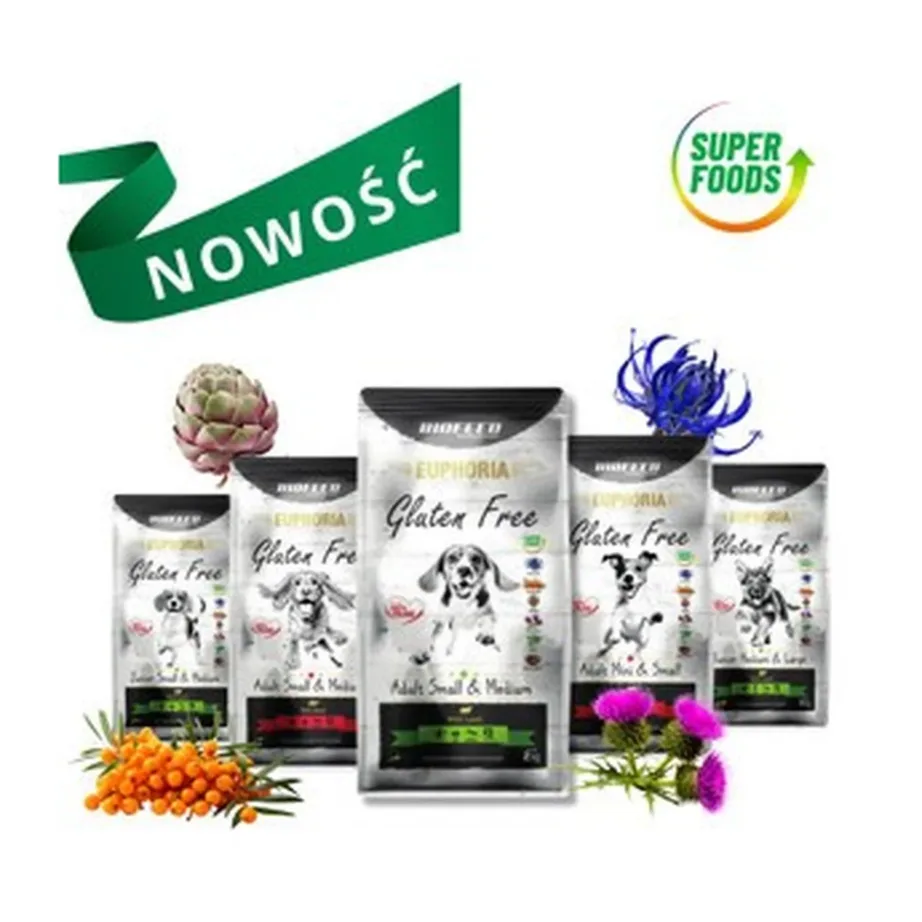 BIOFEED Euphoria 2 kg gluteenivaba lambaliha kuivtoit noortele keskmistele ja suurtele koertele – 4