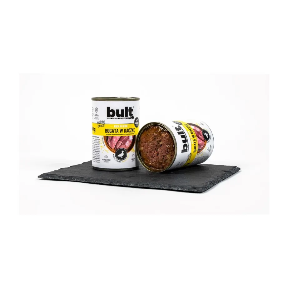 pardilihaga koeratoit 800g Bult konserv avatud purk