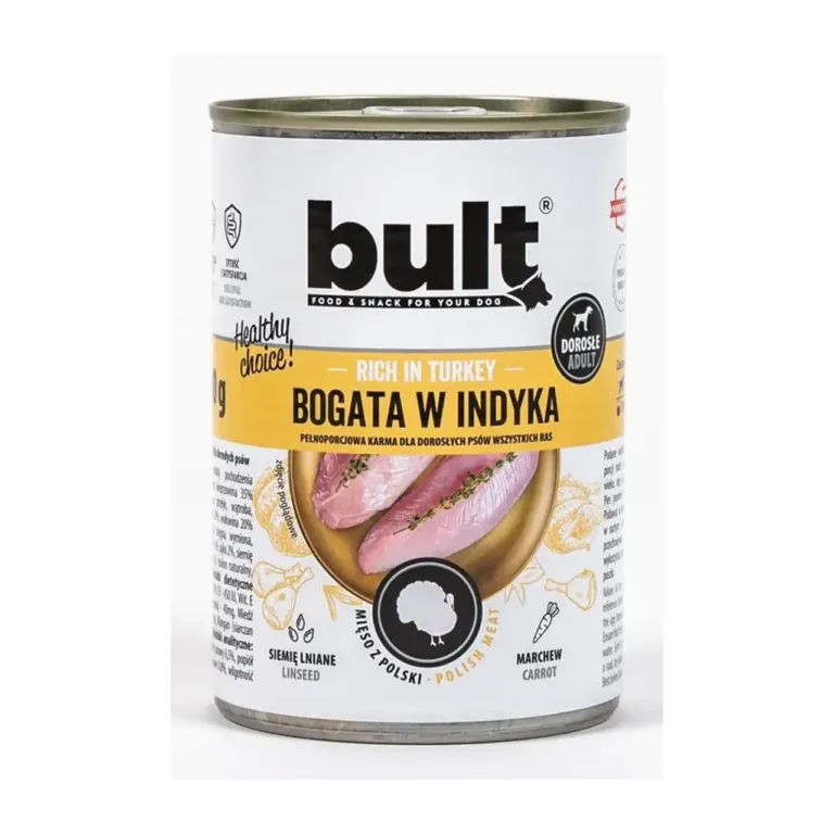 BULT kalkunilihaga märgtoit koertele 800g purk