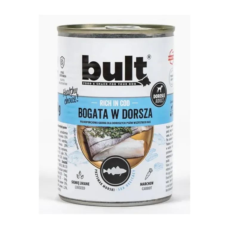 BULT tursamaitseline märgtoit koerale 800g konserv