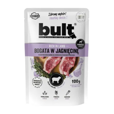 BULT Rich in Lamb lambalihaga märgtoit koertele 100g
