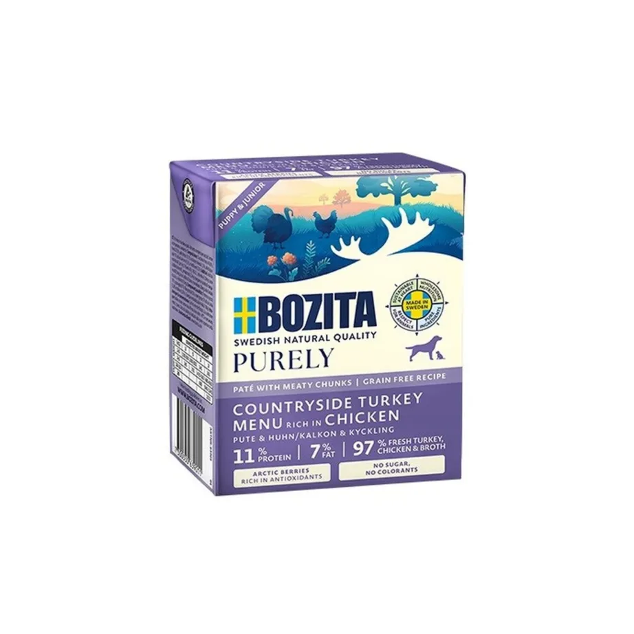 teraviljavaba märgtoit kutsikale Bozita Purely Paté Junior 370g
