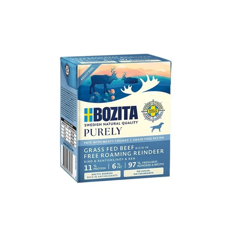 Bozita veise ja põhjapõdraga koeratoit pakend 370g