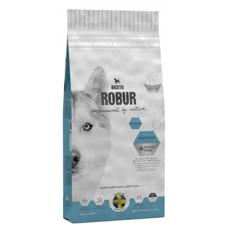 teraviljavaba põhjapõdra koeratoit Bozita Robur 11,5 kg