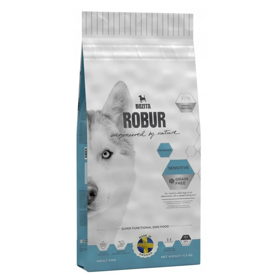 teraviljavaba põhjapõdra koeratoit Bozita Robur 11,5 kg