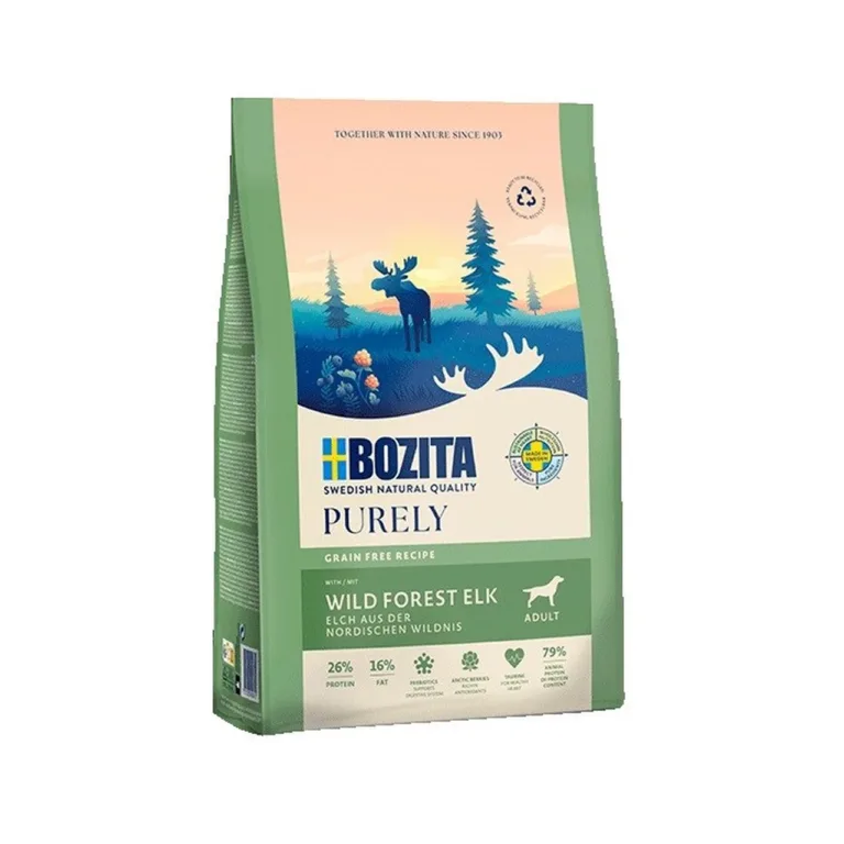 teraviljavaba põdralihaga koeratoit Bozita Purely 11 kg