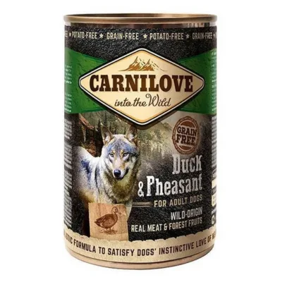 part ja faasan märgtoit koertele Carnilove 400g purk