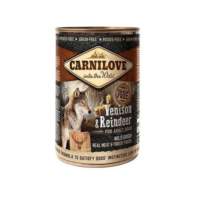 Carnilove hirveliha märgtoit koertele 400g purk