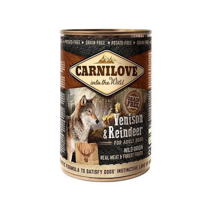 Carnilove hirveliha märgtoit koertele 400g purk