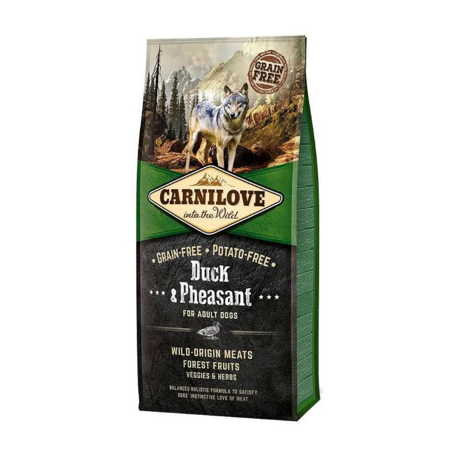 pardilihaga kuivtoit koertele Carnilove Adult Duck & Pheasant 12 kg