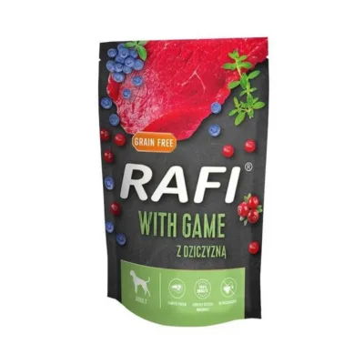 ulukilihaga märgtoit koertele DOLINA NOTECI Rafi Game pakend
