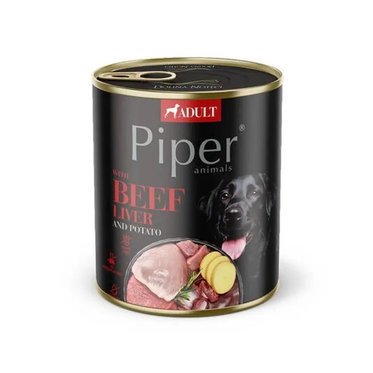veisemaksaga märg koeratoit Dolina Noteci Piper 800 g purk