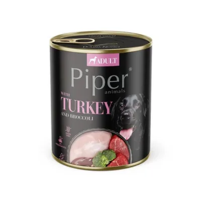 kalkuniga märg koeratoit DOLINA NOTECI Piper 800g purgis