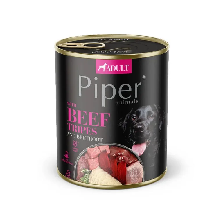 veisemaguga koerte märgtoit 800g Dolina Noteci Piper purk