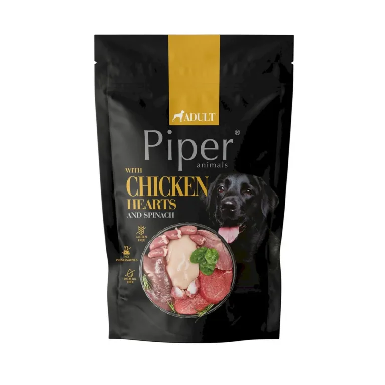 kana südamega märg koeratoit Dolina Noteci Piper 500g pakend
