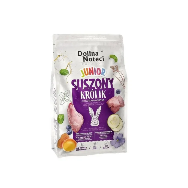 Dolina Noteci küülikumaitseline kuivtoit noorele koerale 4 kg