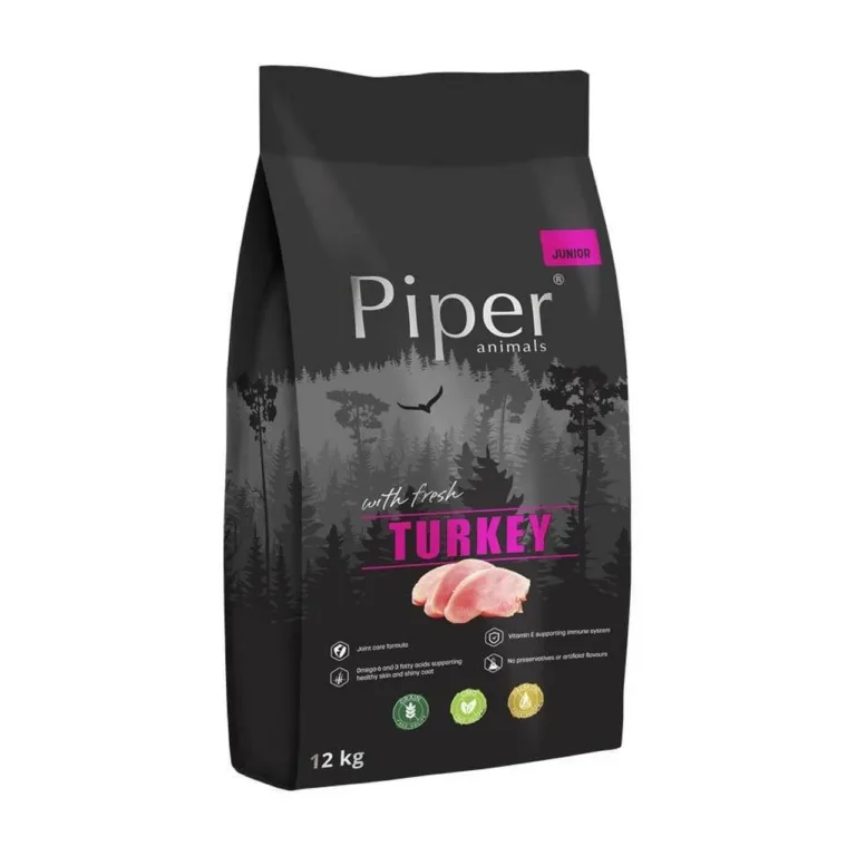 kalkunilihaga kutsikate kuivtoit 12 kg Piper Junior