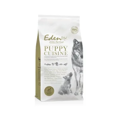 Eden Puppy Cuisine lõhega kuivtoit väikestele kutsikatele 6 kg pakend